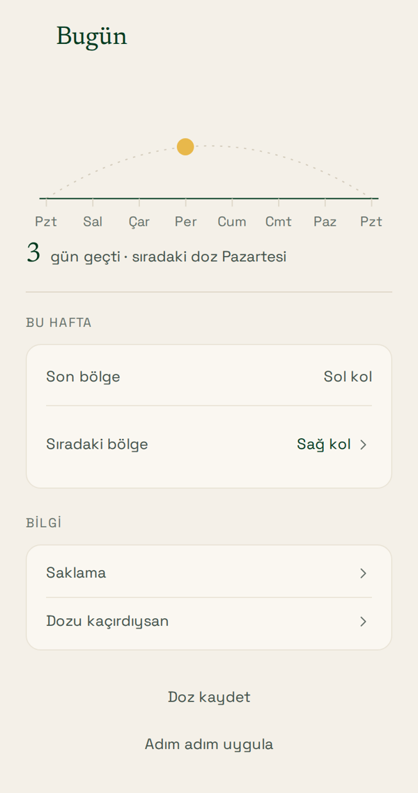 BeSummer Bugün ekranı: 3 gün geçti, sıradaki doz Pazartesi